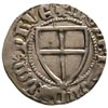 Konrad III von Jungingen 1393-1407, szeląg, Aw: Tarcza wielkiego mistrza i napis w otoku, Rw: Tarc..