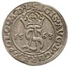 trojak 1563, Wilno, mały monogram królewski, nap