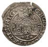 grosz 1582, Ryga, Gerbaszewski 2, moneta z końcówki blachy, niecentrycznie wybita