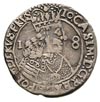 ort 1656, Lwów, odmiana z małą głową króla, T. 4, bardzo charakterystyczne dla monet lwowskich wad..