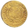 5 talarów 1758, Lipsk, złoto 6.45 g, Kaleniecki 