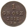 grosz 1812, Warszawa, cyfra 2 zakręcona, Plage 72