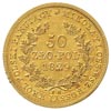 50 złotych 1829, Warszawa, Plage 10, Bitkin 985 R1, Fr. 109, złoto 9.76 g, niewielkie zacięcia na ..