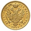 25 złotych 1825, Warszawa, Plage 18, Bitkin 818 R2, Fr. 108, złoto 4,89 g, bardzo rzadka, ładnie z..