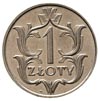 1 złoty 1929, Warszawa, Parchimowicz 108, bardzo ładny egzemplarz, rzadka moneta w tym stanie