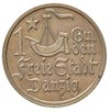1 gulden 1923, Utrecht, Koga, Parchimowicz 61 a, wyśmienity egzemplarz