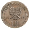 10 złotych 1977, Warszawa, Bolesław Prus, 7.73 g, Parchimowicz 242 c, moneta niecentrycznie wybita..