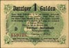 1 gulden 22.10.1923, seria D, bez nadruku na stronie odwrotnej, Miłczak G26, rzadkie