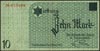 10 marek 15.05.1940, druk w kolorze niebieskim, ze znakami wodnymi, Miłczak Ł5b, rzadkie