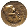 medal - plebiscyt 20.03.1921 na Górnym Śląsku, Aw: Głowa wpisana w mapę Górnego Śląska, w polu nap..
