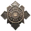 II Rzeczpospolita 1918-1939, odznaka pamiątkowa Żandarmerii Polowej typ I, dwuczęściowa, 45x45 mm,..