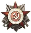 odznaka Bohatera Wojny Ojczyźnianej, II klasa, II wariant, na stronie odwrotnej numer 863557, sreb..