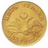 5 rubli 1829 / П-Д, Petersburg, złoto 6.45 g, Bi