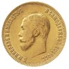 10 rubli 1903 / A-P, Petersburg, złoto 8.60 g, Kazakov 267, bardzo ładne, patyna