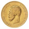 10 rubli 1909 / Э-Б, Petersburg, złoto 8.60 g, K