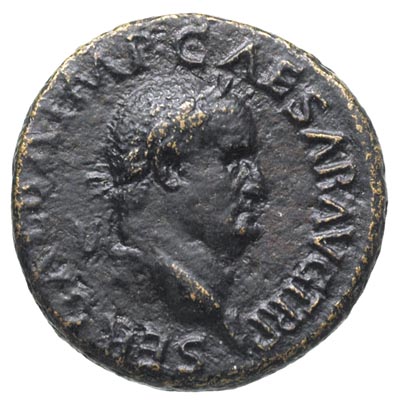 Galba 68-69, as 68, Rzym Aw: Głowa cesarza w pra