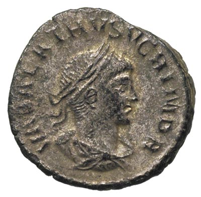 Aurelian i Vabalatus 271-272, antoninian, Antiochia, Aw: Popiersie Aureliana w prawo, niżej litera A, Rw: Popiersie Vabalatusa w prawo, RIC 381, rzadki, jasna patyna