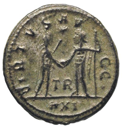 Karinus 283-285, antoninian bilonowy, Trypolis, 
