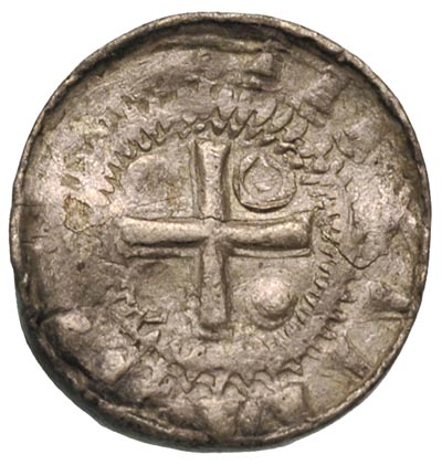 Saksonia, denar krzyżowy, srebro 0.77 g, CNP typ