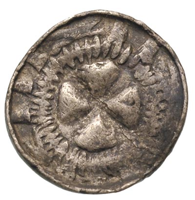 Saksonia, denar krzyżowy, srebro 0.77 g, CNP typ VI 701 /podobny/