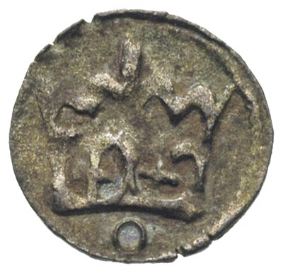 Jan Olbracht 1492-1501, denar koronny, Aw: Orzeł, Rw: Korona, pod nią litera O, piękny egzemplarz