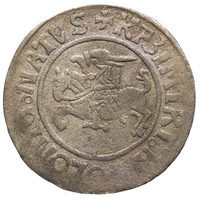 grosz bez daty, Głogów, punca kolekcjonerska XS (Ksawery Segno), moneta królewicza Zygmunta jako księcia głogowskiego