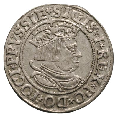 grosz 1534, Toruń, ładny portret króla
