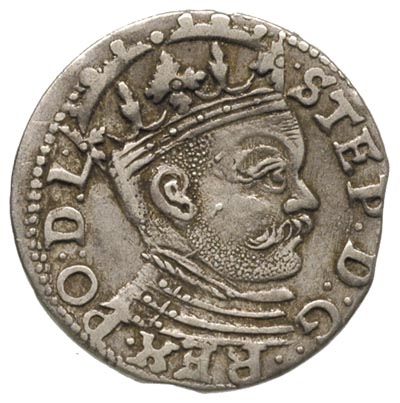 trojak 1585, Ryga, Gerbaszewski 27, moneta niece