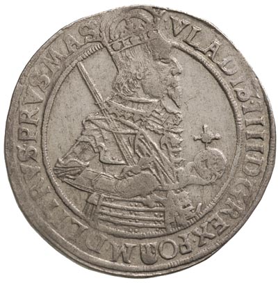 talar 1636, Bydgoszcz, srebro 28.65 g, Dav. 4326, T. 8, dużo lustra menniczego