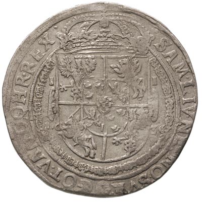 talar 1636, Bydgoszcz, srebro 28.65 g, Dav. 4326, T. 8, dużo lustra menniczego