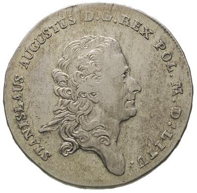 talar 1773, Warszawa, rzadsza odmiana z napisem LITU, srebro 27.91 g, Plage 389, Dav. 1619