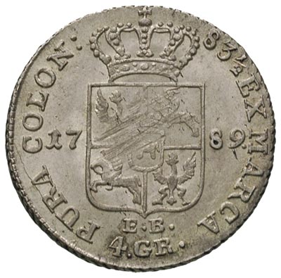 złotówka 1789, Warszawa, Plage 297, minimalnie j