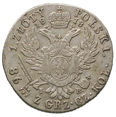 1 złoty 1818, Warszawa, Plage 62, Bitkin 832, du