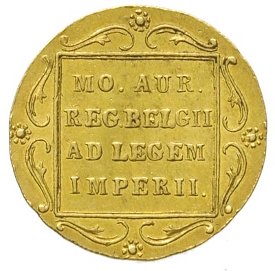 dukat 1831 Warszawa, odmiana z kropką przed pochodnią, złoto 3.47 g, Plage 269, Fr. 114