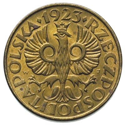 2 grosze 1923, mosiądz, Warszawa, Parchimowicz 1