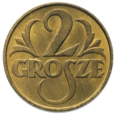 2 grosze 1923, mosiądz, Warszawa, Parchimowicz 1