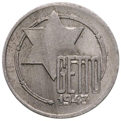5 marek 1943, Łódź, aluminium 1.46 g, Parchimowi