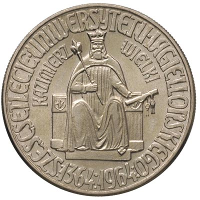 10 złotych 1964, Warszawa, Kazimierz Wielki, mie