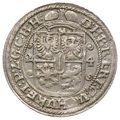 ort 1624, Królewiec, znak mennicy na awersie i rewersie, Bahr. 1452, Neumann 10.101