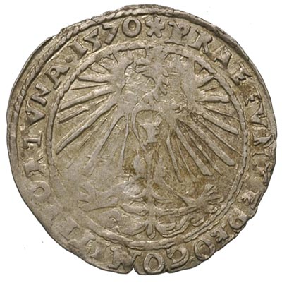 grosz 1570, Bielsko, F.u.S. 2977, wyjątkowo pięk