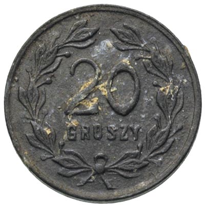 Puck, 20 groszy Spółdzielni Morskiego Dywizjonu Lotniczego, cynk, Bart. 219/3, R6 b