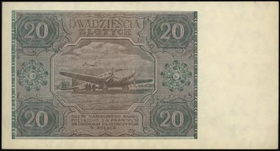 20 złotych 15.05.1946, seria G, Miłczak 127b