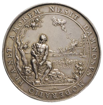 medal okolicznościowy autorstwa S. Dadlera, 1633