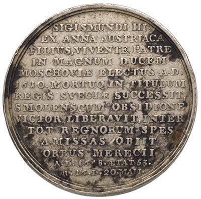 Władysław IV - medal ze świty królewskiej autors