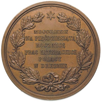 Józef Ignacy Kraszewski - medal autorswa M. Bard