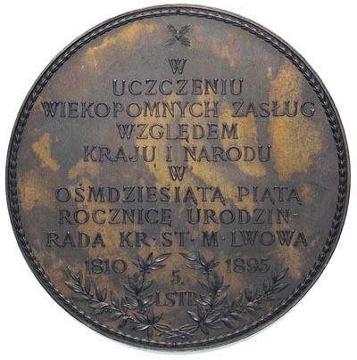 Franciszek Smolka-medal autorstwa A. Scharfa 189