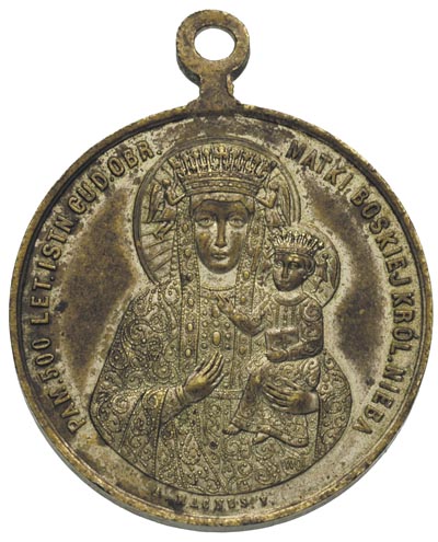 zestaw medali religijnych z uszkiem, Jasna Góra 