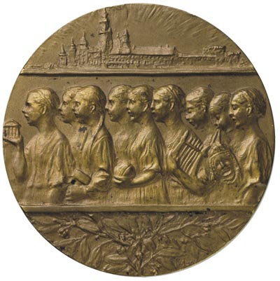 medal pamiątkowy na 25 rocznicę Muzeum Narodoweg