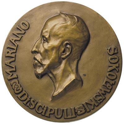 Marian Sokołowski-medal autorstwa Kunzeka z okaz