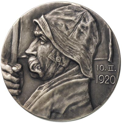 medal projektu Czesława Makowskiego na pamiątkę 